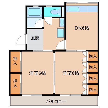 ダイナシティーの物件間取画像